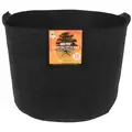 Gro Pro Essential Round Fabric Pot w/ Handles 15 Gallon - Black (48/Cs)