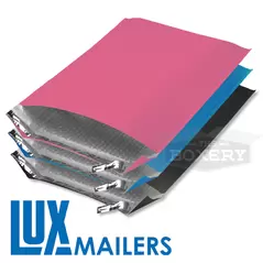LUX Colored Poly Bubble Mailers - The Boxery