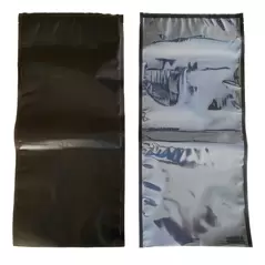 11"x24" Clear/Black 5mil Vacuum Bags - SW Packaging