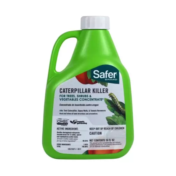 Safer Caterpillar Killer Conc. for Tree, Shrub and Veg 16 oz (6/Cs)