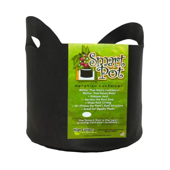 Smart Pot Black 3 Gallon w/ handles (50/Cs)